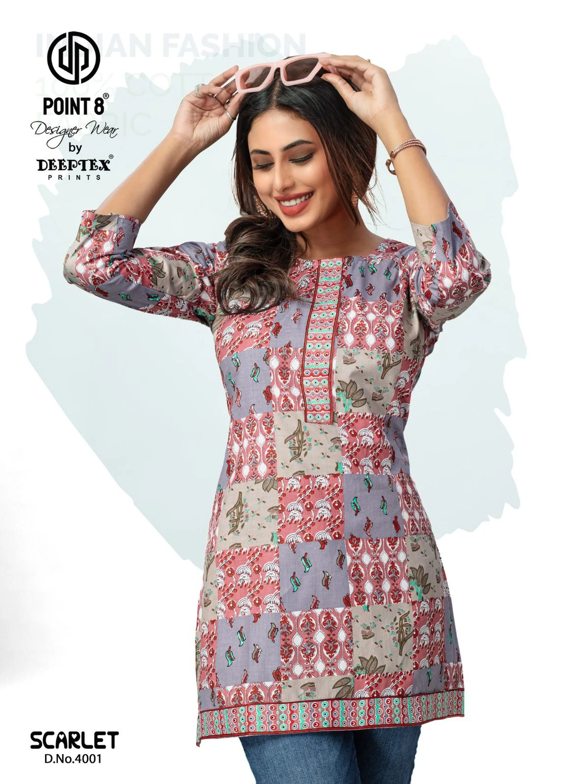 Deeptex   Scarlet Vol 4 Cotton Wholesale Short Tops Catalog